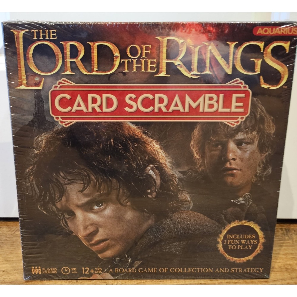 Lord of the Rings Card Scramble Board Game Brand New‎